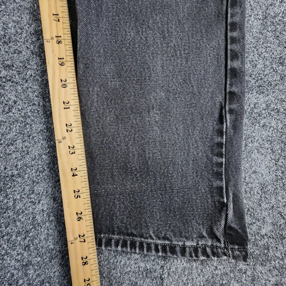 Levi's 505 Regular Fit Jeans Mens 32x30 Fit 31x28 Faded Black Straight Leg Y2K
